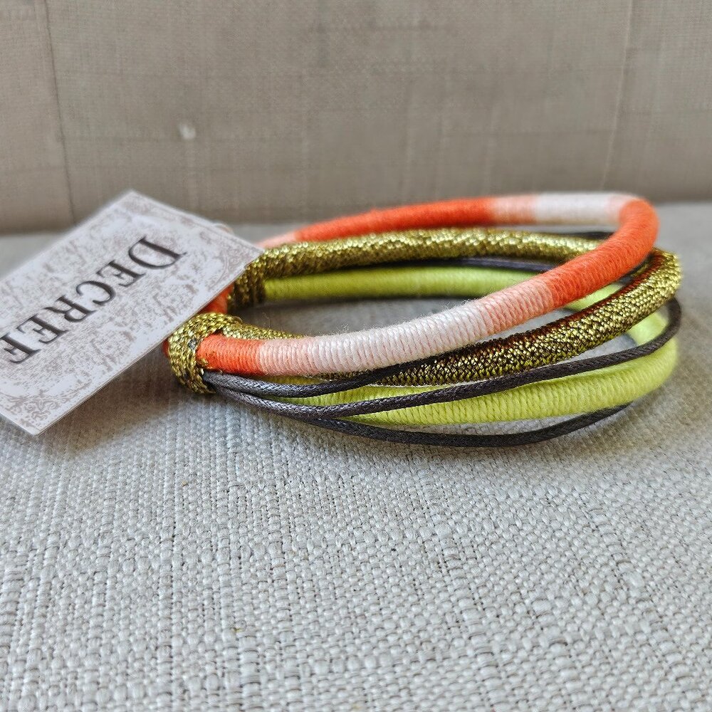 Decree Girls Bracelet Multi Color Fashion Wrist Band Jewelry New